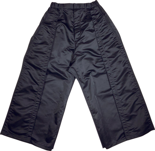 back drop flat pants
 (Military Twill) - Black